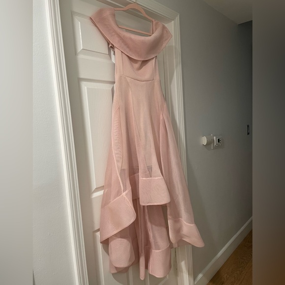 Bronx and Banco Dress Gown Maxi Dress Pale Pink S - Picture 4 of 9
